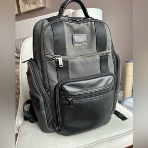 TUMI Grey Men's Alpha Bravo Backpack